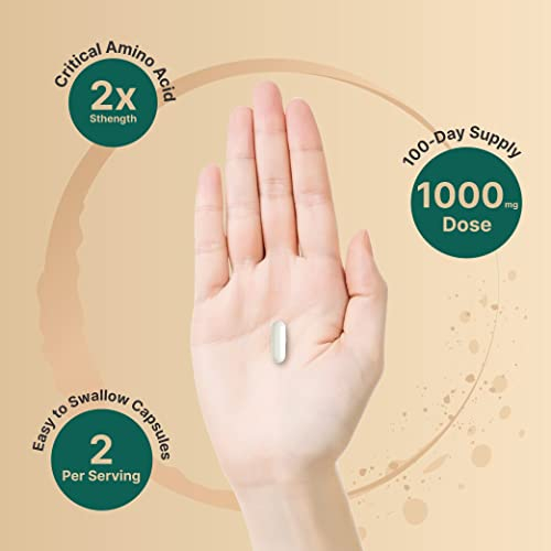 Foto 4 pulgar | Suplemento Naturebell L-tirosina 1000 Mg 200 Cápsulas - Venta Internacional.