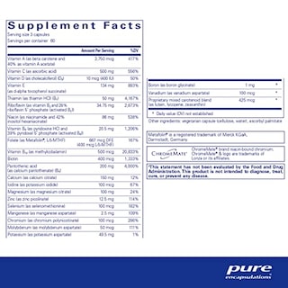 Foto 2 | Multivitamínico Pure Encapsulations Nutrient 950 A 180 Cápsulas - Venta Internacional.