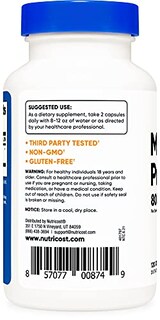 Foto 3 | Suplemento Nutricost Mucuna Pruriens 400 Mg 120 Cápsulas - Venta Internacional.