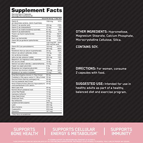 Foto 4 pulgar | Suplemento Multivitamínico Optimum Nutrition Opti-women 120 Cápsulas - Venta Internacional.