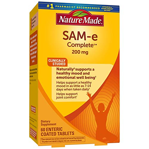 Foto 2 pulgar | Suplemento Nature Made Sam-e Completo De 200 Mg, 60 Comprimidos - Venta Internacional.