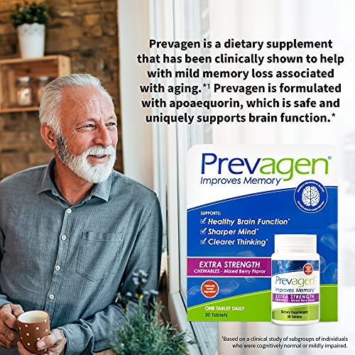 Foto 6 pulgar | Suplemento Prevagen Extra Strength, 20 Mg, Masticables, 30, Mezcla B - Venta Internacional.