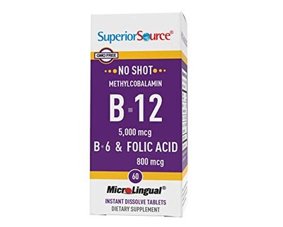 Foto 1 | Suplemento De Fuente Superior De Vitamina B12, Metilcobalamina, 5000 Mg - Venta Internacional.