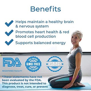 Foto 6 | Suplemento De Fuente Superior De Vitamina B12, Metilcobalamina, 5000 Mg - Venta Internacional.