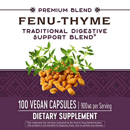Foto 3 pulgar | Suplemento Nature's Way Premium Blend de Feno-tomillo 900 Mg 100 V - Venta Internacional