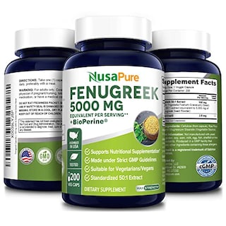 Foto 4 | Suplemento De Alholva Nusapure 5000 Mg, 200 Cápsulas Vegetarianas - Venta Internacional.