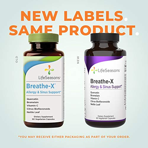 Foto 8 pulgar | Suplemento Lifeseasons Breathe-x Allergy Relief 90 Cápsulas - Venta Internacional.