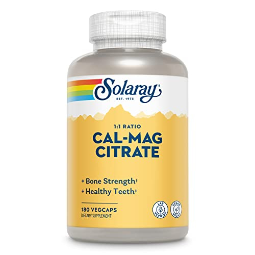 Foto 1 | Suplemento Solaray De Citrato De Calcio Y Magnesio 1:1 180 Cápsulas Vegetales - Venta Internacional.