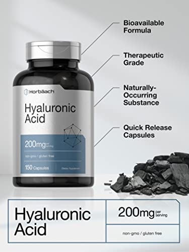 Foto 5 pulgar | Suplemento De Ácido Hialurónico Horbäach 200 Mg 150 Cápsulas - Venta Internacional.