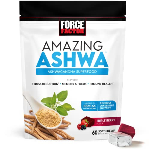 Foto 2 pulgar | Suplemento Force Factor Amazing Ashwa Con Ashwagandha Ksm-66 - Venta Internacional.