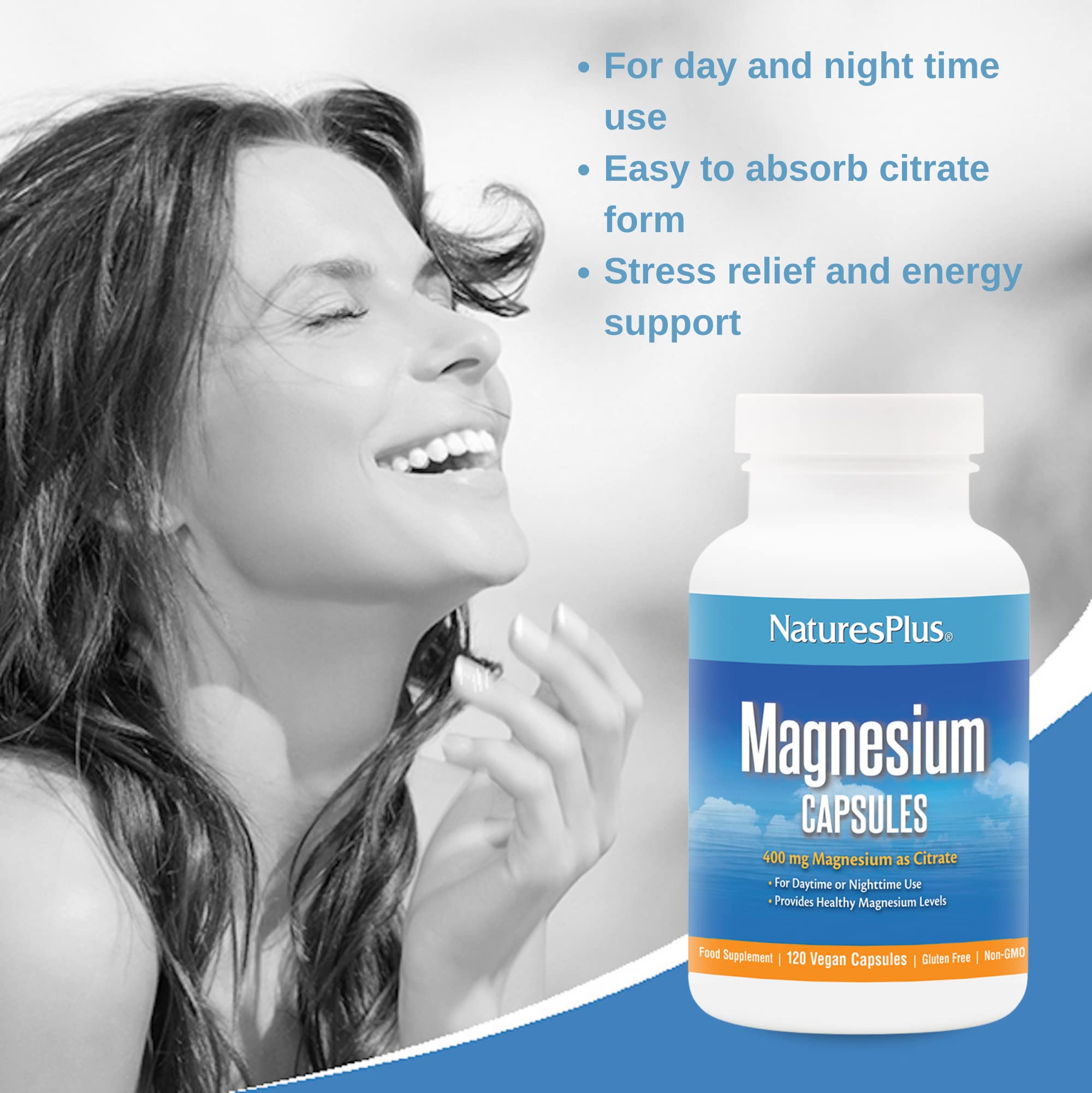Foto 4 | Suplemento Nature's Plus Kalmassure Magnesio 400 Mg 90 Cápsulas - Venta Internacional.