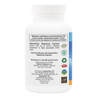 Foto 7 | Suplemento Nature's Plus Kalmassure Magnesio 400 Mg 90 Cápsulas - Venta Internacional.