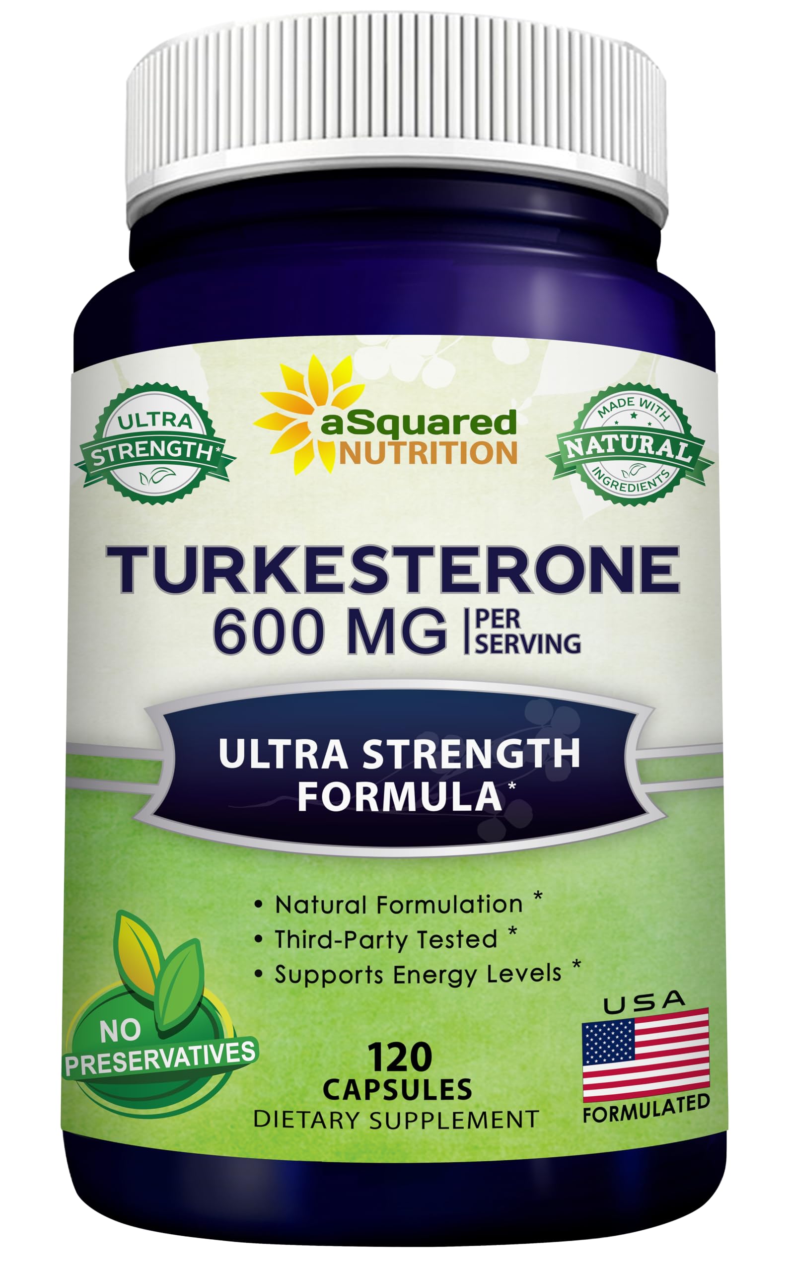 Foto 2 pulgar | Suplemento De Turkesterona De Squared Nutrition 600 Mg - 120 Cápsulas - Venta Internacional.