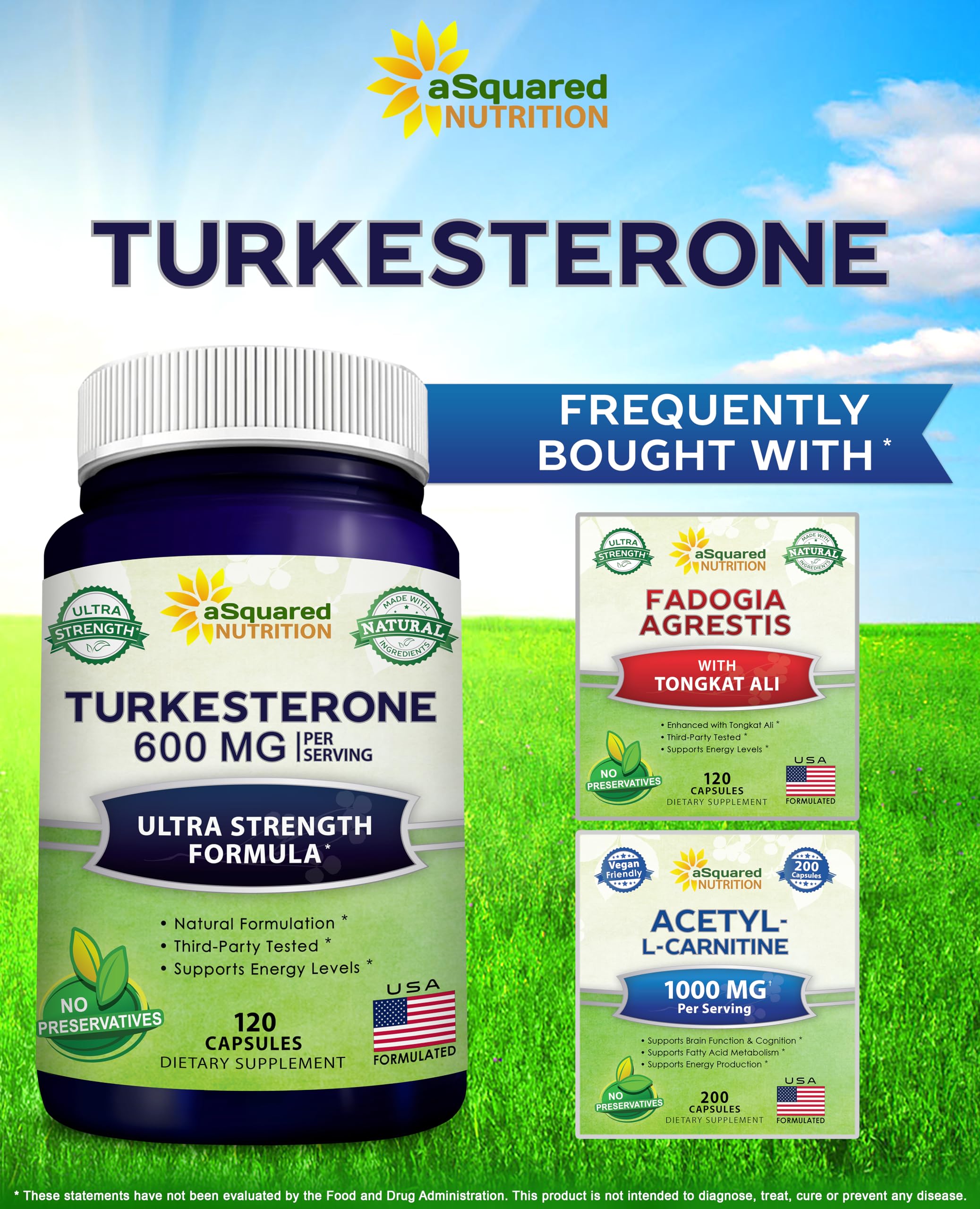 Foto 5 pulgar | Suplemento De Turkesterona De Squared Nutrition 600 Mg - 120 Cápsulas - Venta Internacional.