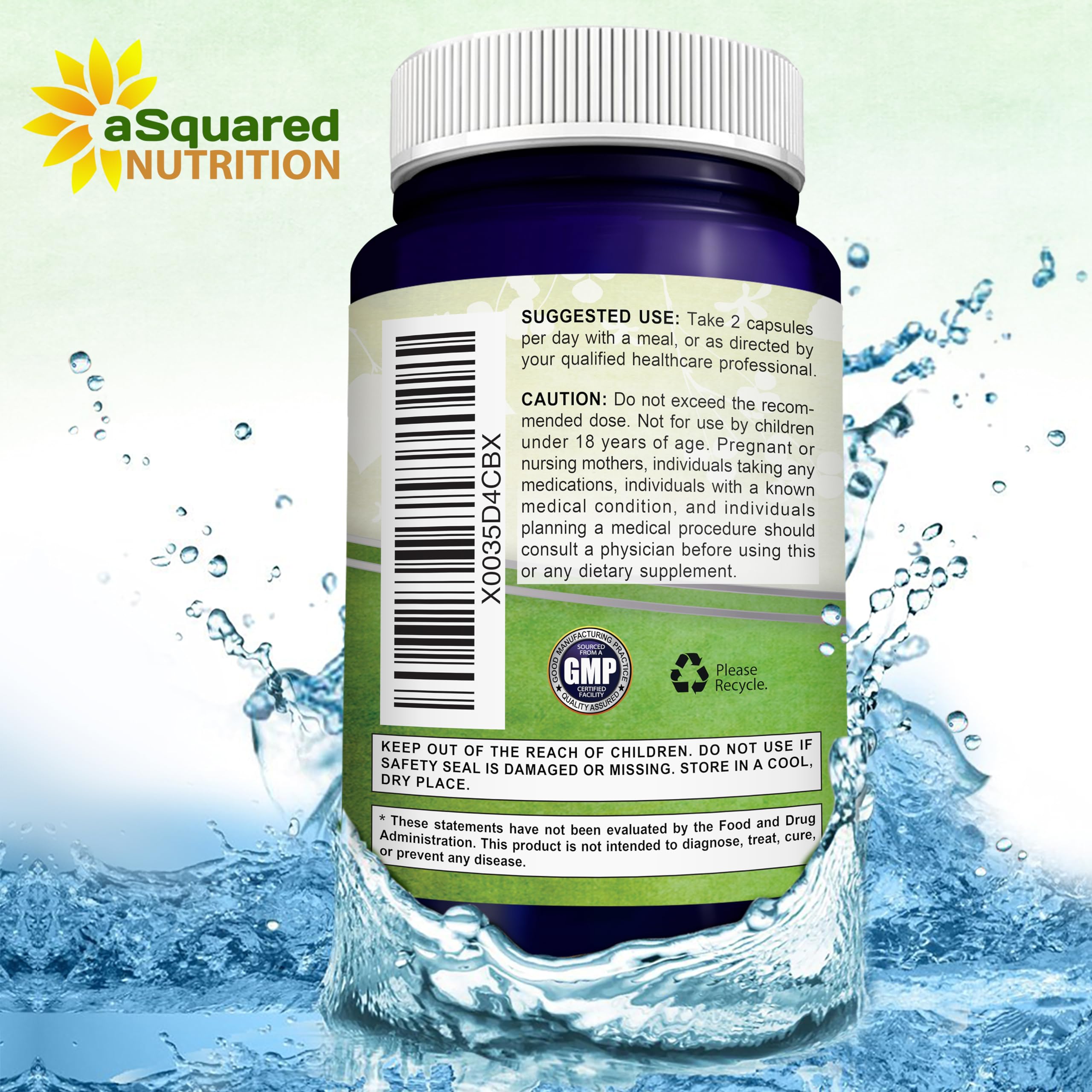 Foto 8 pulgar | Suplemento De Turkesterona De Squared Nutrition 600 Mg - 120 Cápsulas - Venta Internacional.
