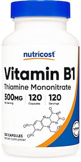 Foto 6 | Suplemento Nutricost De Vitamina B1 (tiamina) 500 Mg 120 Cápsulas - Venta Internacional.