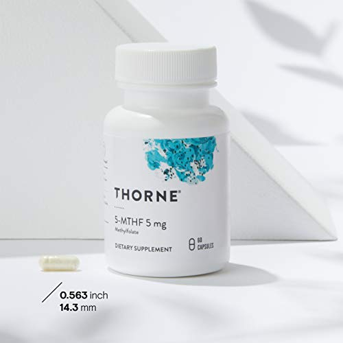 Foto 3 | Suplemento Thorne 5-mthf 5 Mg De Metilfolato 60 Cápsulas - Venta Internacional.