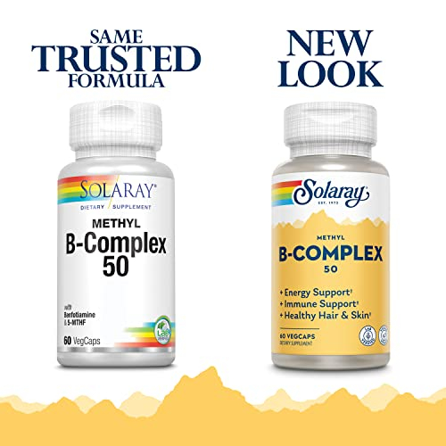 Foto 3 pulgar | Suplemento Solaray Methyl B-complex 50 Mg Para Cabello Y Piel 60  - Venta Internacional.