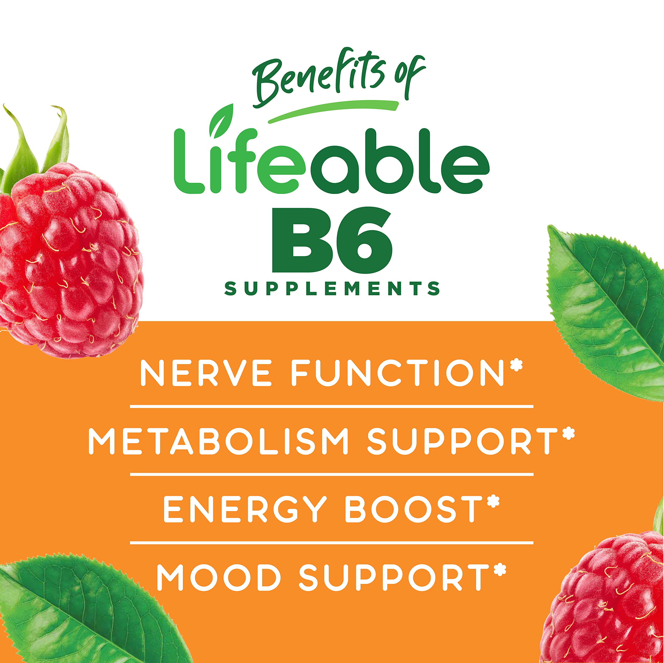 Foto 4 pulgar | Gomitas De Vitamina B6 Lifeable, 100 Mg, Fresa De Gran Sabor - Venta Internacional.