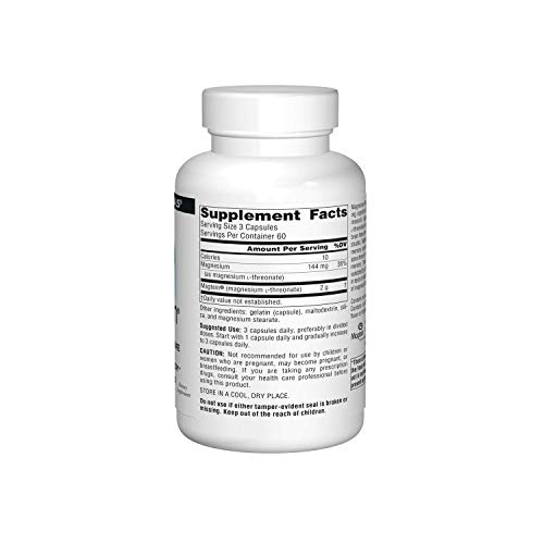 Foto 4 pulgar | Supplement Source Naturals Magtein Magnesio L-treonato 667 - Venta Internacional.