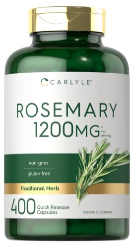 Suplemento Carlyle Rosemary 1200 Mg 400 Cápsulas Sin Ogm - Venta Internacional.
