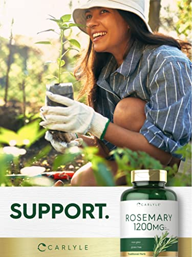 Foto 7 pulgar | Suplemento Carlyle Rosemary 1200 Mg 400 Cápsulas Sin Ogm - Venta Internacional.