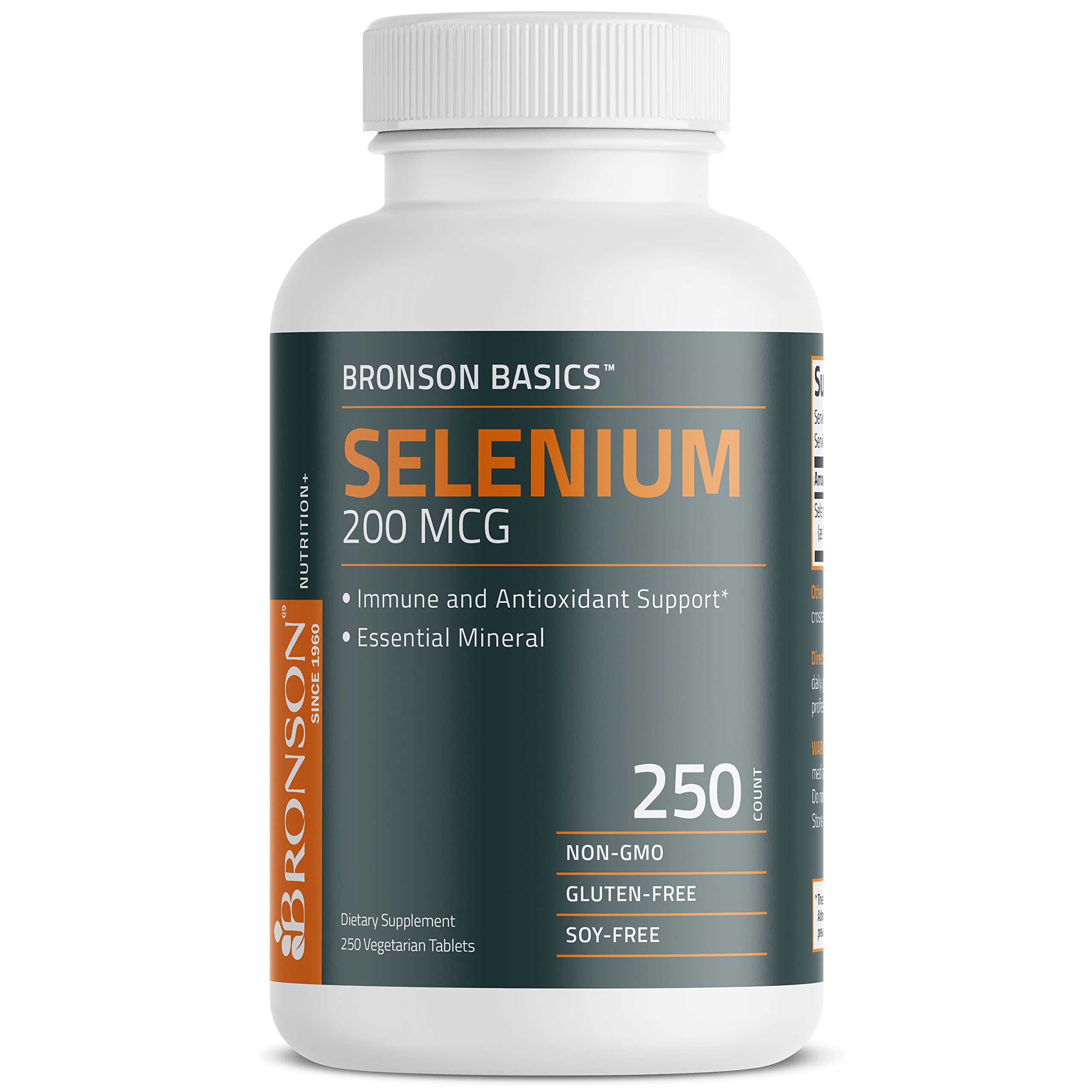 Foto 6 pulgar | Suplemento Bronson Selenium 200 Mcg Inmunológico Y Antioxidante - Venta Internacional.