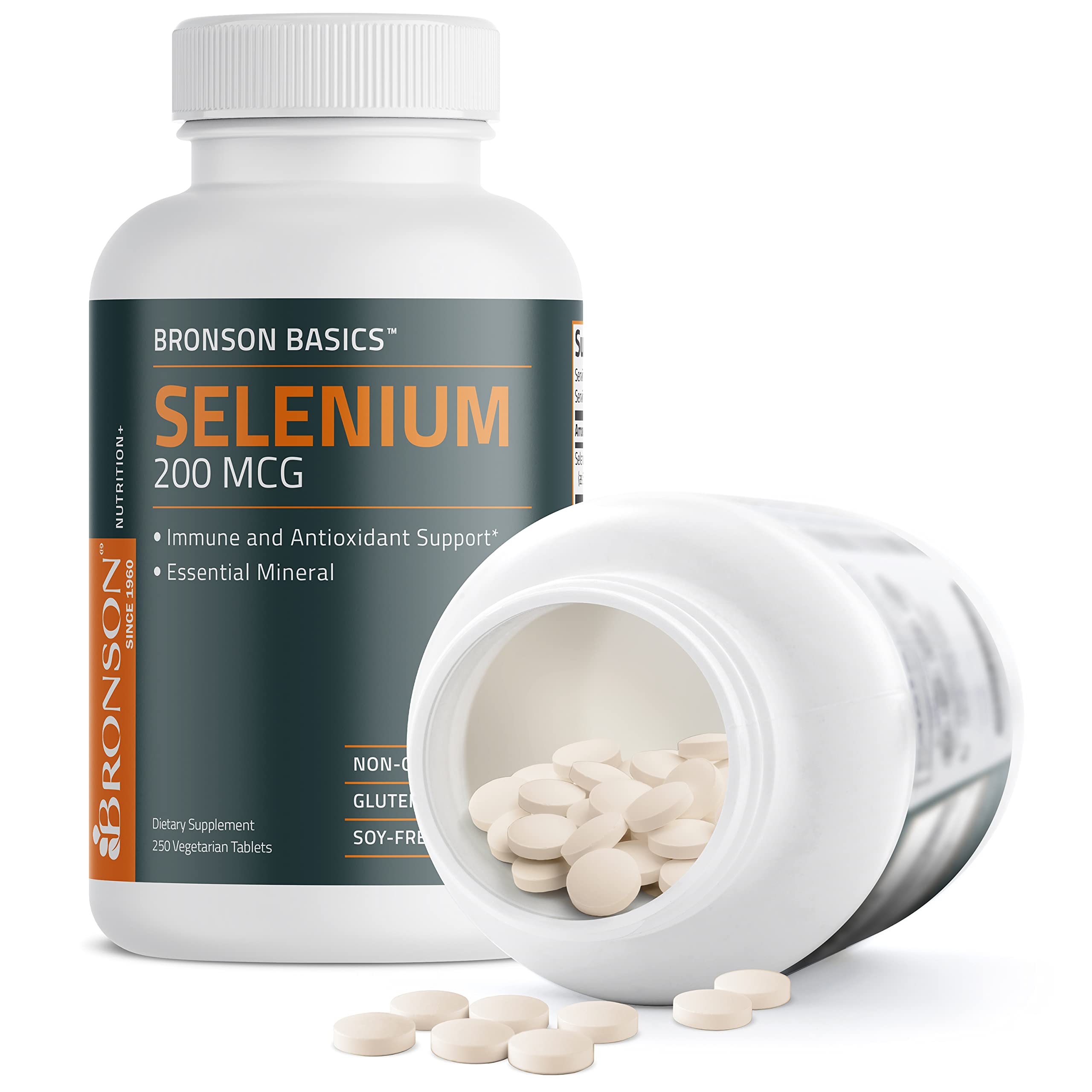 Foto 7 pulgar | Suplemento Bronson Selenium 200 Mcg Inmunológico Y Antioxidante - Venta Internacional.