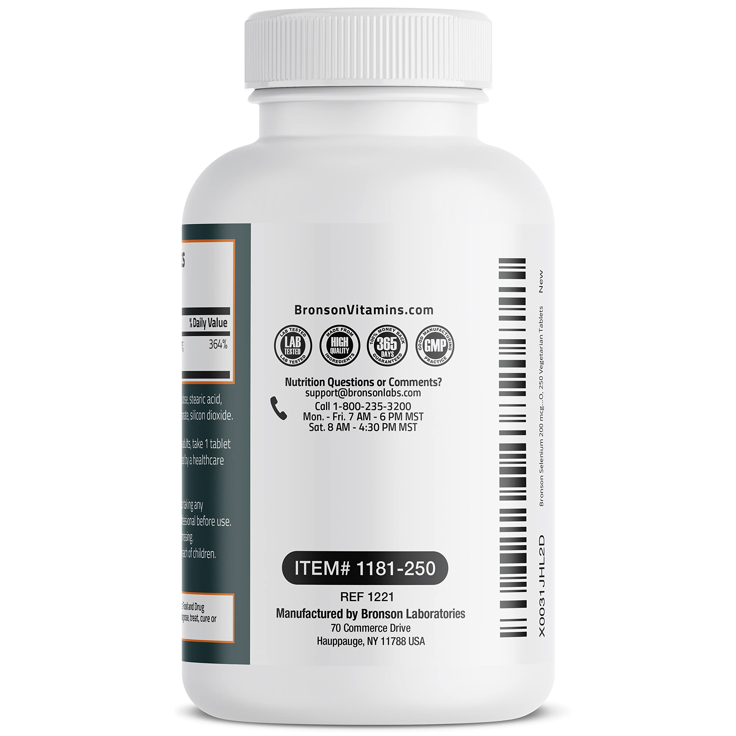 Foto 7 | Suplemento Bronson Selenium 200 Mcg Inmunológico Y Antioxidante - Venta Internacional.
