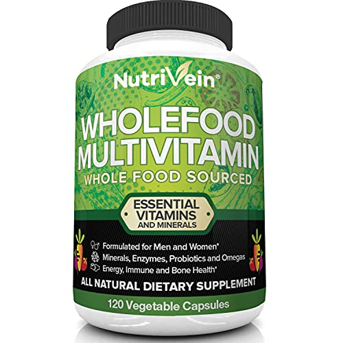 Foto 2 pulgar | Multivitamínico Nutrivein Para Alimentos Integrales, 30 Días, 120 Cápsulas - Venta Internacional.
