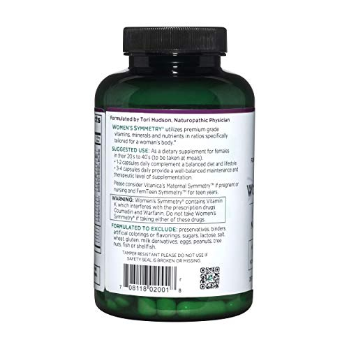 Foto 4 pulgar | Suplemento Vitanica Symmetry De Alta Potencia Para Mujer, 180 Cápsulas - Venta Internacional.