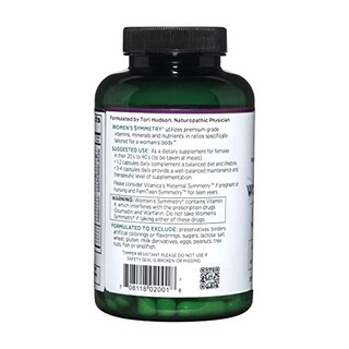 Foto 3 | Suplemento Vitanica Symmetry De Alta Potencia Para Mujer, 180 Cápsulas - Venta Internacional.