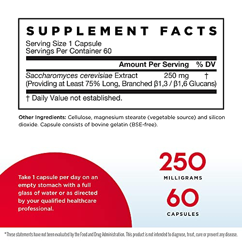 Foto 3 pulgar | Suplemento Jarrow Formulas, Cápsulas De Beta Glucano, 250 Mg, 60 Unidades - Venta Internacional.