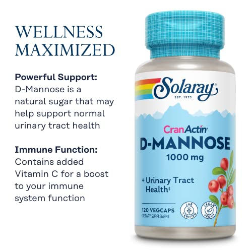 Foto 4 pulgar | Suplemento Solaray D-manose Con Cranactin Y Arándano 400 Mg - Venta Internacional.