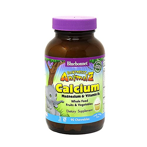 Foto 2 pulgar | Suplemento Bluebonnet Rainforest Animalz Calcium 90 Chews - Venta Internacional.