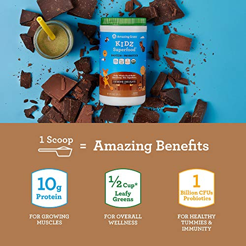 Foto 4 pulgar | Suplemento Amazing Grass Kidz Superfood Extreme Chocolate - Venta Internacional.