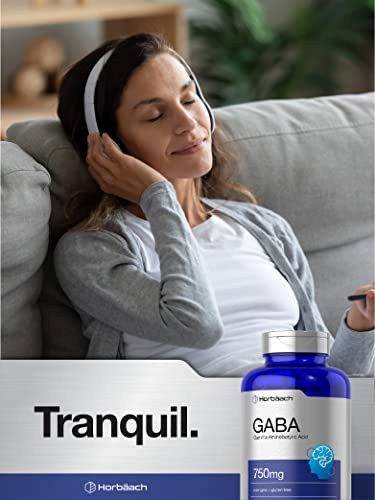 Foto 8 pulgar | Suplemento Horbäach Gaba 750 Mg 180 Cápsulas Gluten F Sin Ogm - Venta Internacional.