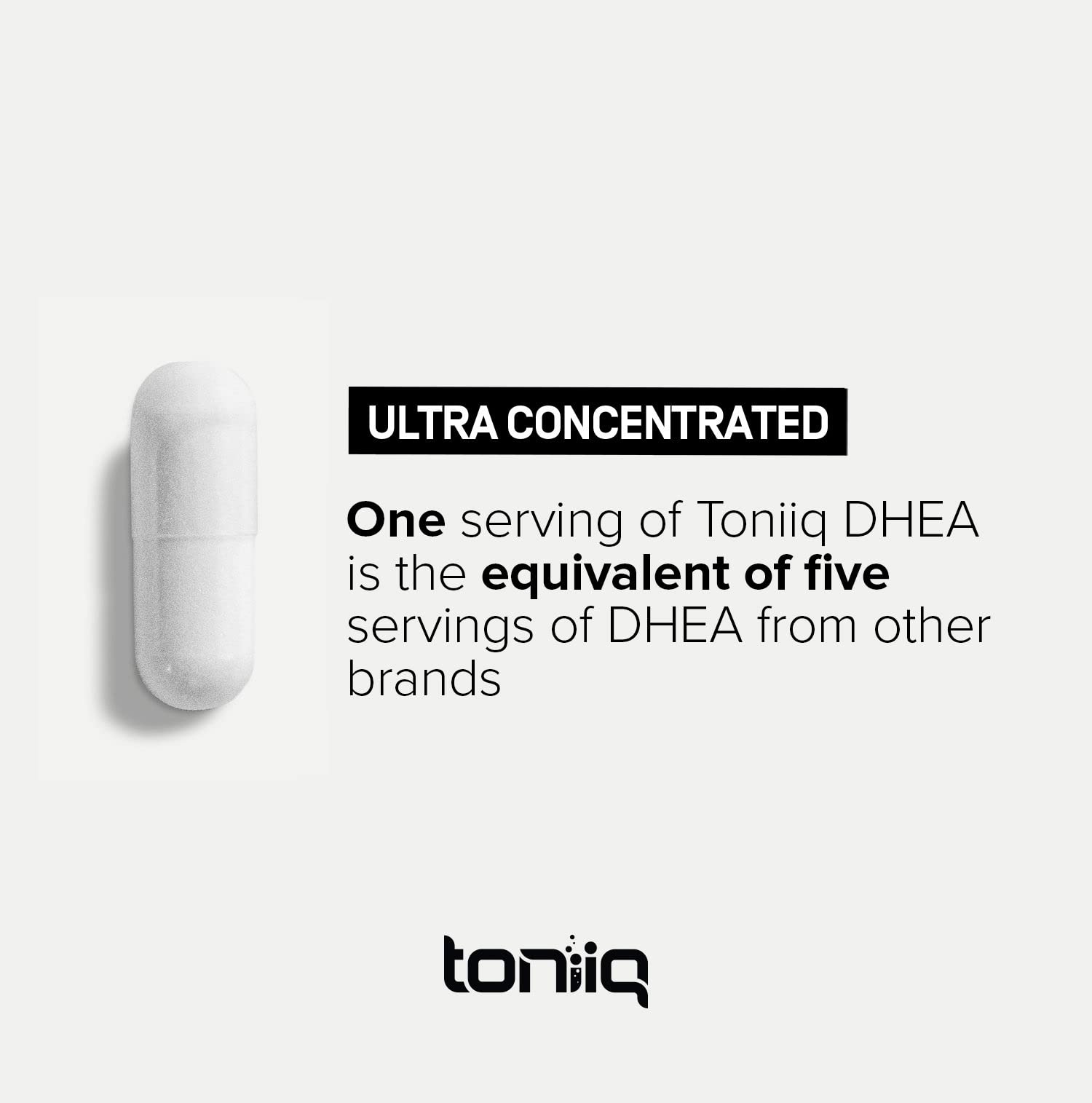 Foto 6 pulgar | Cápsulas De Dhea Toniiq Ultra High Strength 25 Mg Para Hombres - Venta Internacional.