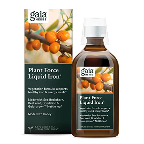 Foto 2 pulgar | Suplemento Gaia Herbs Plant Force Liquid Iron 250 Ml - Venta Internacional.