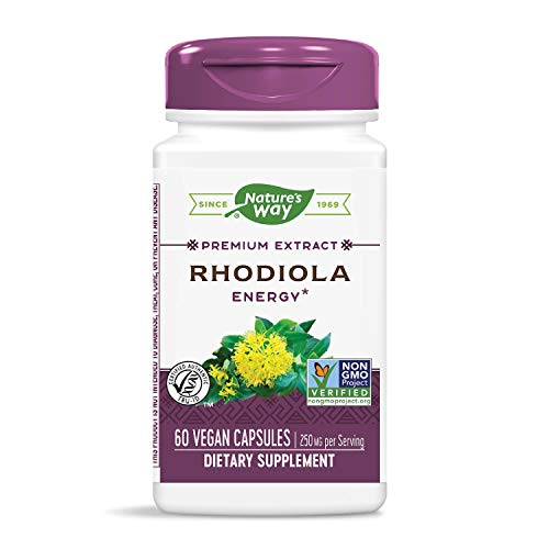Foto 2 pulgar | Suplemento Nature's Way Premium Extract Rhodiola Energy 60 C - Venta Internacional.