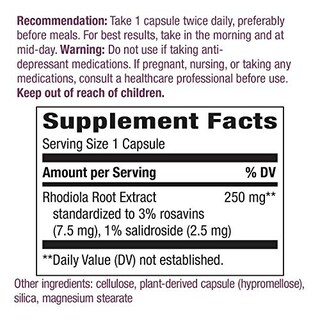 Foto 5 | Suplemento Nature's Way Premium Extract Rhodiola Energy 60 C - Venta Internacional.
