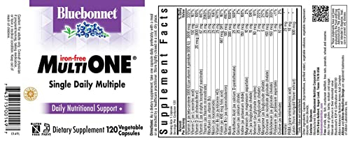 Foto 8 pulgar | Suplemento Bluebonnet Nutrition Multi One 120 Cápsulas - Venta Internacional.