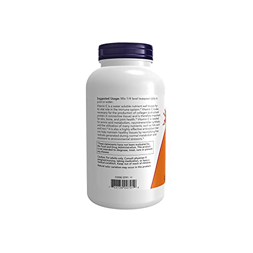 Foto 4 pulgar | Suplemento Now: Cristales De Vitamina C (ácido Ascórbico) 454 G - Venta Internacional.