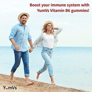 Foto 5 | Gomitas De Vitamina B6 Yumvs 100 Mg Para Adultos Con Sabor A 60 Bayas - Venta Internacional