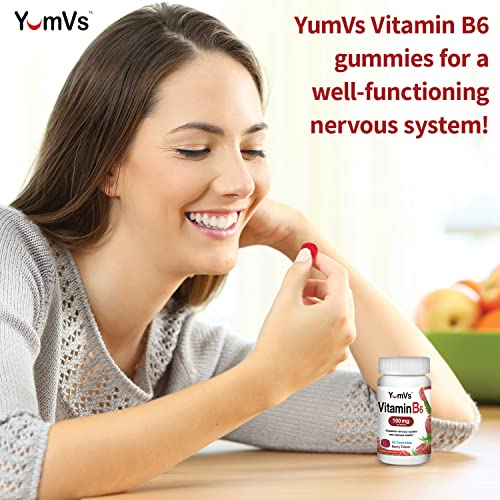 Foto 7 pulgar | Gomitas De Vitamina B6 Yumvs 100 Mg Para Adultos Con Sabor A 60 Bayas - Venta Internacional