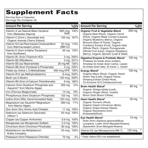 Foto 5 pulgar | Suplemento Multivitamínico Naturelo Whole Food Para Mujeres 240 Ca - Venta Internacional.
