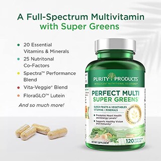 Foto 3 | Suplemento Purity Products Perfect Multi Super Greens, 120 Unidades - Venta Internacional.