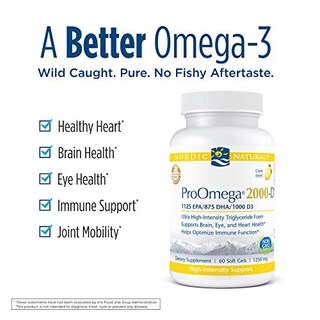 Foto 2 | Suplemento De Aceite De Pescado Proomega 2000-d De Nordic Naturals, 60% Blando - Venta Internacional.
