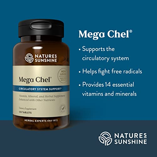 Foto 5 pulgar | Suplemento Nature's Sunshine Mega-chel 120 Comprimidos - Venta Internacional.