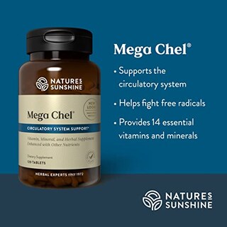 Foto 4 | Suplemento Nature's Sunshine Mega-chel 120 Comprimidos - Venta Internacional.
